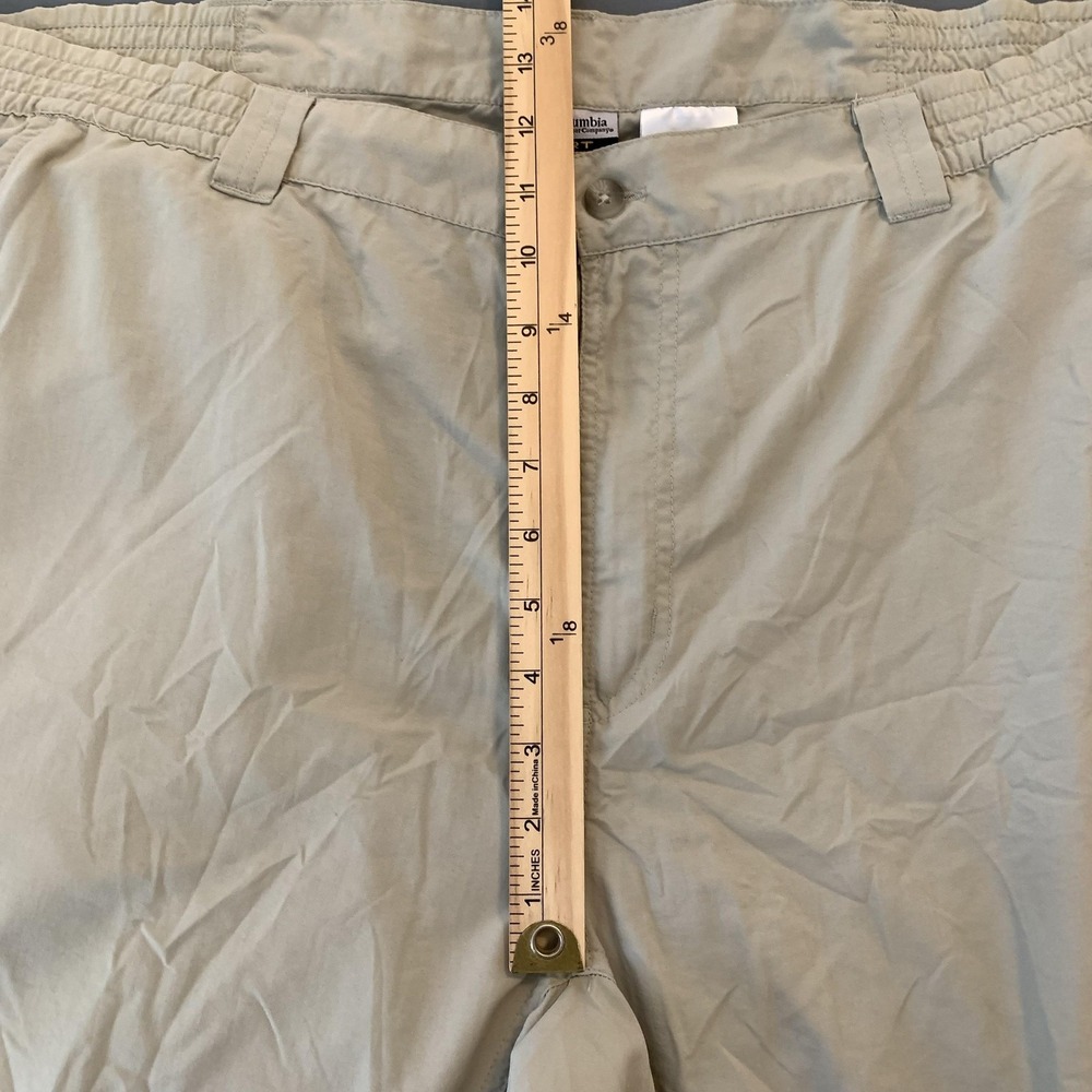 Columbia GRT Cargo Pants Mens 43x34 Beige Convertible Packable Travel Hiking - Picture 4 of 9
